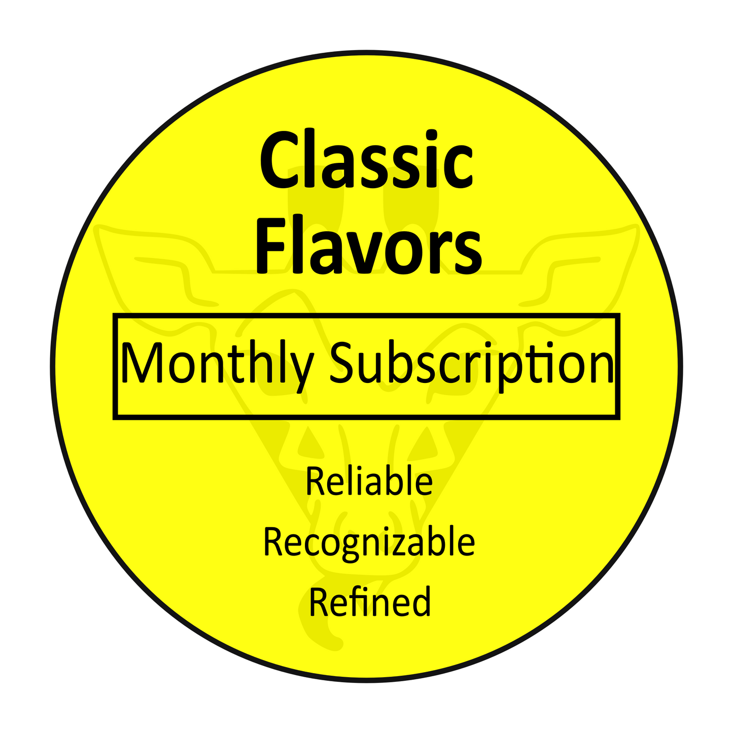 Classic Flavors Monthly Subscription
